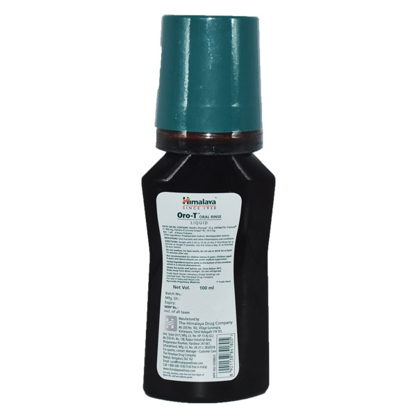 Himalaya Oro-T Oral Rinse Liquid 100ml - Image 2